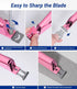 AIRSEE Professional Acrylic Nail Clipper Fake False Nails Tip Cutter Nail Trimmer for Artificial Nail Manicure Pedicure Sharp Rustproof Nail Art T...