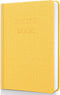 Recipe Book, Blank Recipe Books to Write in Your Own Recipes, Waterproof Hardcover cook books with Prompts and Contents A5-Yellow...