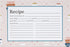 C.R. Gibson Lily & Val Vintage Bakeware Recipe Cards (Q12-25391)...