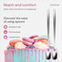 Tea Spoons Long Handle - Stainless Steel Long Coffee Spoons with Flat Head - Ice Cream/Milkshake/Ice Tea Spoons 5.91x0.59 Inches - Long Spoon for ...