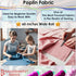 | Poplin Fabric | for Sewing | by The Yard | 60" Wide Roll | Beginner Friendly Fabric | Sewing Projects Material, Arts and Crafts Supply (Aqua, 2 ...