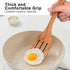 Best Wooden Spatula for Cooking Non Stick Kitchen Utensils Teak Wood Spatula Set of 4 Flat Slotted Turner Spatula for Baking Mixing Scraping Fish ...