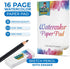 KEFF Watercolor Paint Set for Kids - 36 Water Colors Art Supplies Painting Kit with Brushes, Refillable Brush Color Pens, Paper Pad, Pencil and Er...