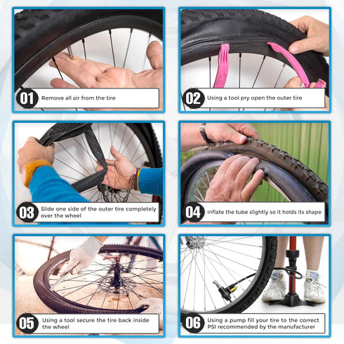 2 Inner Tube Tire Replacements 16" x 1.5/1.75/1.95/2.125 for Jogging Stroller, Compatible w/All Brands: BoB Revolution Flex/Pro/SE/SU, Graco, Go J...