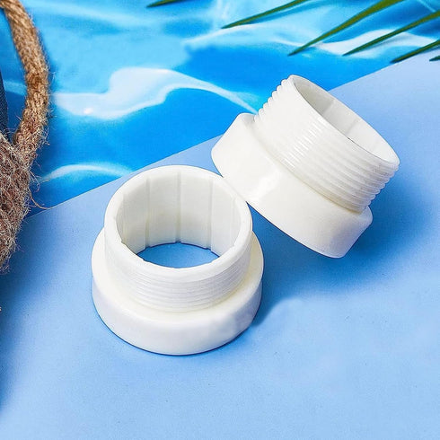 2Pcs Pool Umbrella Stabilizer Adapte Umbrella Cone Wedge Threaded Adapter Sleeve Fits for Outdoor Patio Deck 1 3/4" Swimming Pool Beach Outdoor Su...
