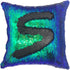 YOUR SMILE Mermaid Throw Pillow Case Magic Reversible Sequins Decorative Cushion Cover Pillowcase for Couch Sofa Bed,16 X 16 Inches,(Green/Black)...