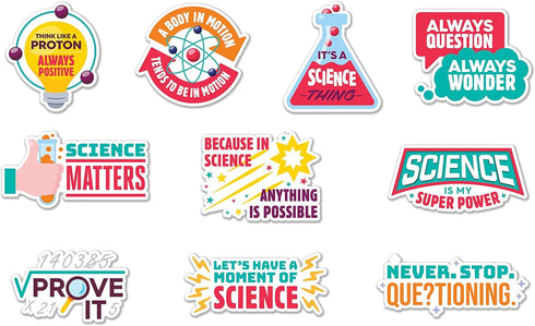Laminated Science Classroom Bulletin Board Decorations - 25 pcs - Printed Both Sides...