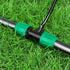 Drip Irrigation Fittings, 15 Pcs Lock Barbed Tee for 1/2 to 1/4 Inch Vinyl Tubing, Drip Line Parts 3-Way Tees Irrigation Connectors for Drip Sprin...