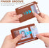 FEITH&FELLY Slim Minimalist Front Pocket Wallet RFID Blocking Credit Card Holder for Men & Women...