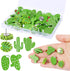 30 Pcs Cactus Push Pins, Wooden Cactus Plants Push Pins Decorative Cute Leaf Thumb Tacks Cork Board Thumbtacks for Bulletin Board Photos Wall Pins...