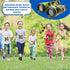 10 Pcs Kids Jungle Binoculars Small Novelty Shock Proof Compact Safari Binoculars Toys with Compass and Neck String for Explorers Gifts Outdoor Ca...