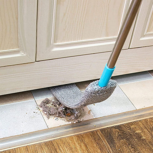 Retractable Gap Dust Cleaner Under Appliance Microfiber Duster Dust Brush with Extension Pole (36 to 49 inches) Cleaning Duster for Bed High Ceili...
