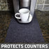 Drymate Coffee Maker Mat, (Coffee Station Bar Accessory) Protects Kitchen Countertops From Spills, Stains & Scratches, Absorbent, Waterproof, Wash...