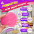 Feather Candy Molds - Pink Silicone Soap Molds for Clay Crafting, Fondant, Chocolate & Cake Decorating...