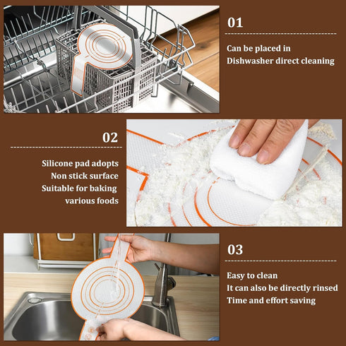 2 Pcs Silicone Bread Sling for Dutch Oven ?0.7mm Non-stick & Easy to Clean Reusable Silicone Baking Mat With Long Handles?Heat Resistant sourdough...