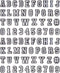 74 Pack Letter Decoration Charms 0-9# Number, Alphabet ABC-Z Characters for Boy Girl Teens Men Women and Adults...
