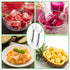 2024 New 2Pcs 2-in-1 Watermelon Fork Slicer Cutter Stainless Steel Summer Watermelon Cutter for Kitchen Gadget Camping Home Party...