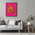 Posterizer 1 pcs-Oh Yeah- Positive Girly Minimalistic Wall art-Abstract & Modern Art-Gift for Daughter, Son, Kids-Living Room Bedroom Decor- UNFRA...