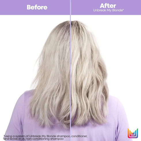 MATRIX Unbreak My Blonde Reviving Leave-In Treatment | Strengthens and Adds Softness and Shine | For Damaged, Lightened and Over Processed Hair | ...