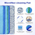 6 Pack Microfiber Cleaning Replacement Pad for Bona Mop,Washable Reusable Microfiber Cleaning Mop Pad for Hardwood Floor,Wet Dry Use,2 Deep Cleani...