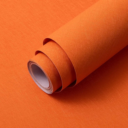 Abyssaly Orange Peel and Stick Wallpaper Removable Self Adhesive Wallpaper 15.7" X 118" Embossed Silk Textured Wallpaper Home Decorativon for Cabi...