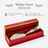 Portmeirion Christmas Tree Cake Server, 10-Inch Stainless Steel Cake Knife with Fine Porcelain Handle, Holiday Dessert Flatware, Festive Christmas...