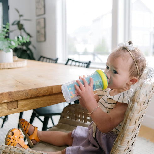 The First Years Cocomelon Kids Insulated Sippy Cups - Dishwasher Safe Spill Proof Toddler Cups - Ages 12 Months and Up - 9 Ounces - 2 Count...