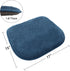 Blue Foam Seat Cushions Kitchen Chairs Pads for Dining Chairs Non Slip Office Seat Cushions Washable U Shaped Soft Thick Large Metal Wooden Chair ...