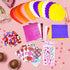 MLOLM 24 Sets Valentines Hearts Foam Craft Kits DIY Heart Ornaments Valentine Craft Kits with Foam Hearts Stickers Glitter Pom-Poms for Valentine ...