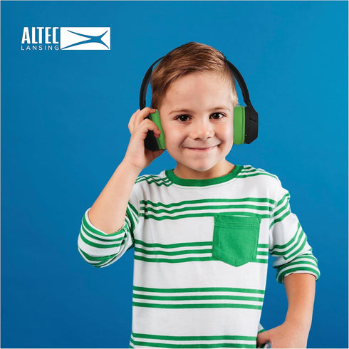 Altec Lansing Kid Safe Noise Cancelling Wireless Headphones 15H Battery, 85dB Volume Limit, Foldable Design Powerful Sound, Active Noise Cancellat...