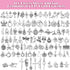 469 Pieces Bangles Making Kit, 10 Pieces Round Link Chain Bracelets with OT Toggle Clasp, 159 Pieces Moon Stars Tibetan Silver Charms and 300 Piec...