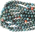 35PCS 10mm Natural Indian Bloodstone Round Loose Beads for Jewelry Making DIY Bracelet Necklace Materials 1 Strand 15"...