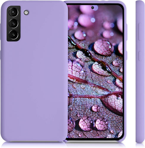 kwmobile Case Compatible with Samsung Galaxy S21 Plus Case - TPU Silicone Phone Cover with Soft Finish - Lavender...