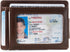 Alpine Swiss Harper Mens RFID Slim Front Pocket Wallet Magnetic Money Clip ID Card Holder Leather Glossy Nappa Brown...
