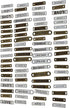YYaaloa 80pcs Word Charms Pendants Inspirational Engraved Motivational Connector Charms Pendants Jewelry Making Accessories for DIY Necklaces, Bra...