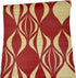 Yifely Red Geometric Design Furniture Paper Self-Adhesive Shelf Liner Dresser Drawer Sticker 17.7 Inch by 9.8 Feet...