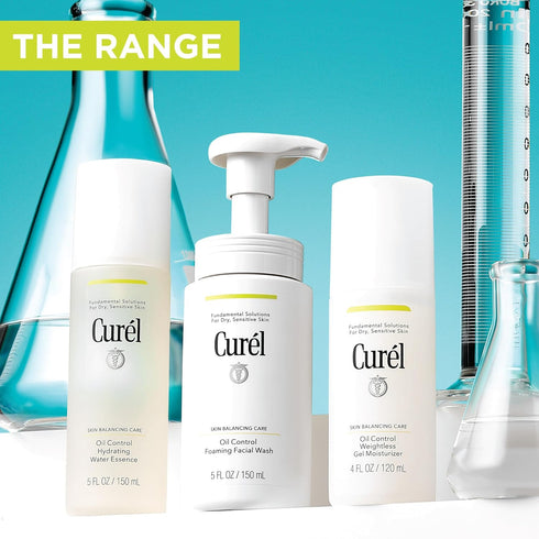 Curel Oil Control Weightless Gel Moisturizer for Dry, Sensitive Skin, Gel Moisturizer for Face, Fragrance Free, 4 Oz...