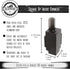 DCT Wood Round Corner Chisel Squaring Tool for Squaring Hinge Recess, Square Mortise – Mortising, Woodworking, Framing...