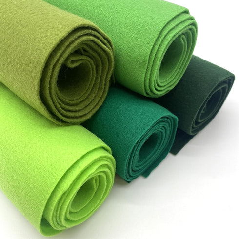 Craft Felt Fabric by The Yard - 72" Wide & 1.6mm Thick Acrylic Felt - Soft and Durable Apple Green Felt Fabric for DIY Arts & Crafts, Decorations ...