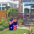 America Australia Garden Flag/America & Australia Yard House Lawn Sign/National Flag Door Yard Lawn Sign Decor/National Friendship Outdoor Decorat...