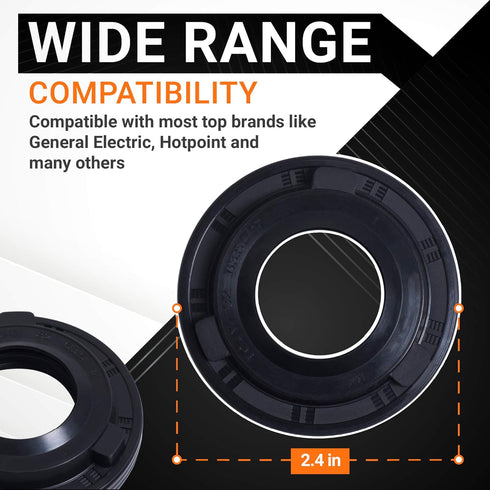 Ultra Durable WH02X10383 Washer Tub Seal Replacement Part by Blue Stars – Exact Fit For GE & Hotpoint Washers - Replaces WH02X10032 WH02X1196 PS4704237