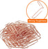Rose Gold Paper Clips, 200 Count Large Size, 2 Inch Jumbo Paperclips, School and Office Supplies...
