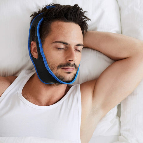 Anti Snoring Chin Strap - Chin Strap for Sleeping, Snoring Solution, Effective Snore Stopper with Comfortable Neoprene for Better Sleep Adjustable...