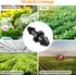 70 Pack Drip Irrigation Universal 1/4" Barbed End Plug Fittings, Barbed Connectors for Drip or Sprinkler System...