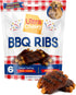 Ultra Chewy BBQ Ribs: Long-Lasting Treats for Large and Small Breeds, Highly Digestible, Made with Real Chicken (3 Value Packs)...
