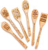 Riveira Modern 6pc Wooden Spoons For Cooking – Great Mother's Day Gift Ideas With Its Unique Design – Wooden Cooking Utensils for Mothers Day Gift...