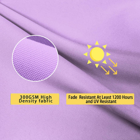 All Smiles Outdoor Waterproof Throw Pillow Covers 16x16 Set of 2 Purple Decorative Patio Tent Bed Sofa Living Room Furniture Sunbrella Cushion Cas...