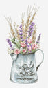 Cross Stitch Kit Luca-S - Bouquet with Lavender B7008...