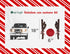 Reindeer Antlers and Nose Rudolph Car Kit - Easy to Install Christmas Decorations for Car Window & Grill - Reindeer Car Kit with Jingle Bells and ...