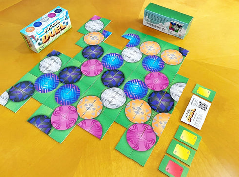 Soccer Duel | Action-Based Soccer Game | Strategy Game | Puzzle Game | Soccer Theme | Ages 5+ | 2 Players | Average Playtime 10 Minutes | Made...